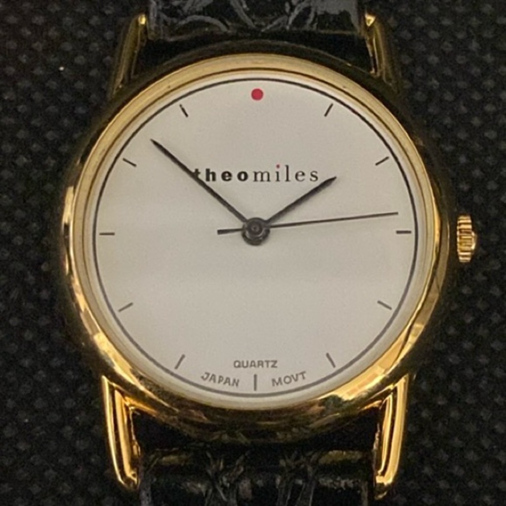 Vintage theomiles unisex watch genuine leather Band - used
